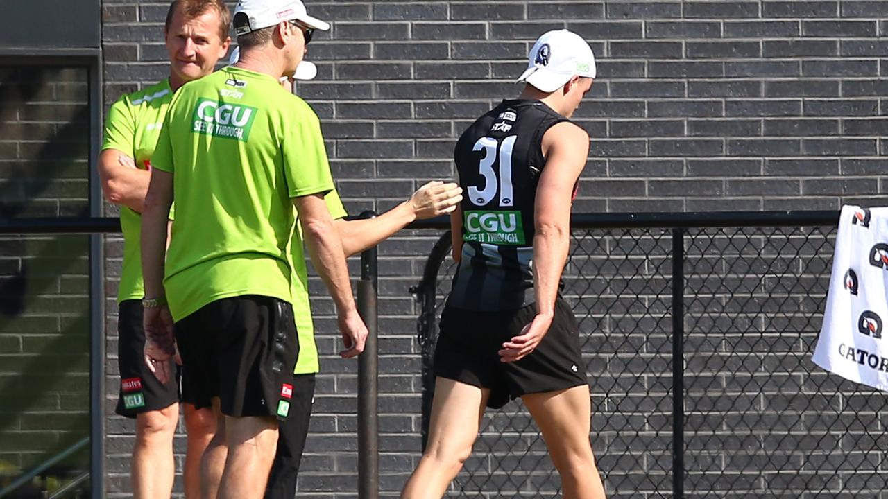 Collingwood injuries: Jackson Ramsay hurts knee at training | Herald Sun