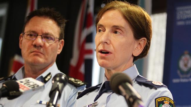 NSW Police Force Acting Commissioner Catherine Burn and AFP Deputy Commissioner Michael Phelan.