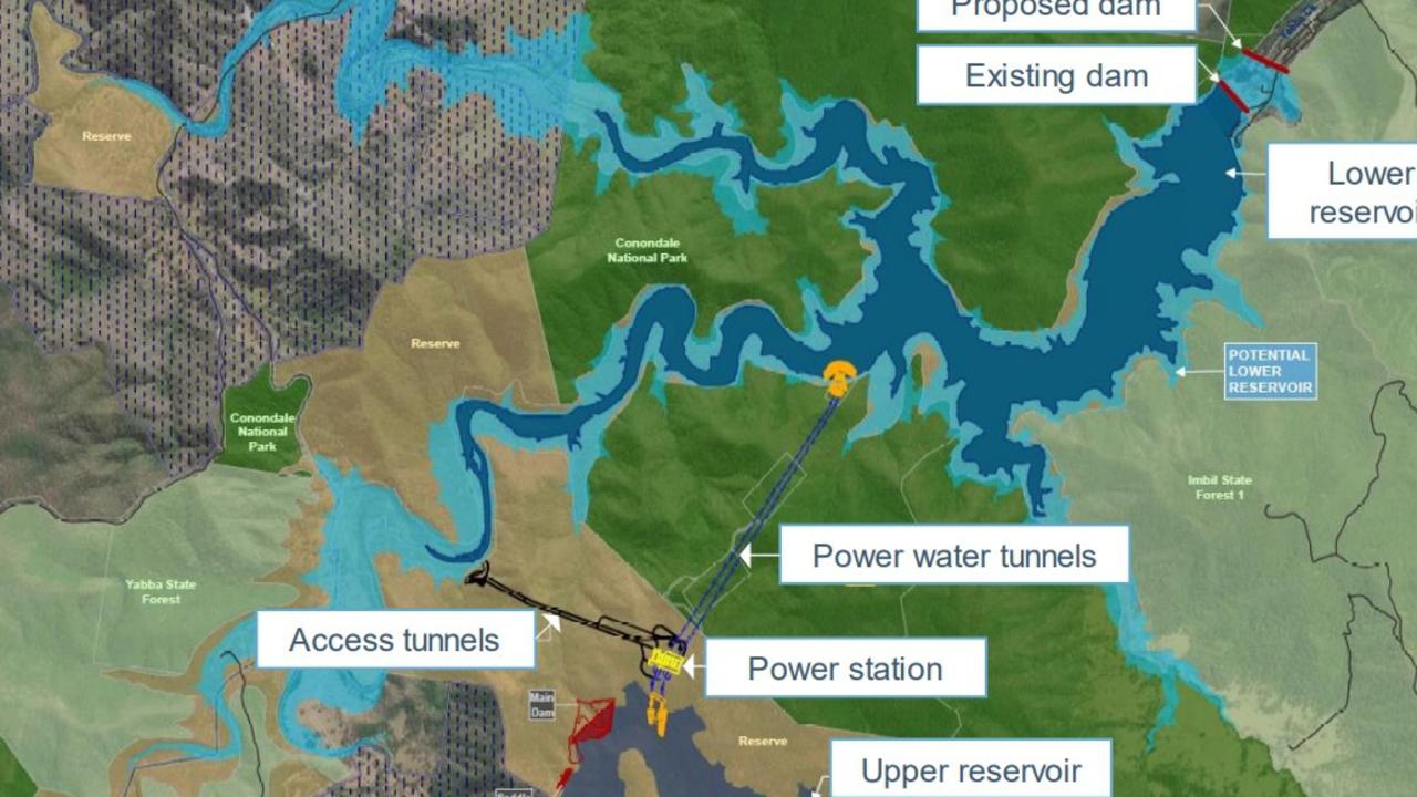 A $14 billion proposed pumped hydro plant at Borumba Dam is among a string of planned renewable projects across the Wide Bay Burnett, which has been identified by the state government as a potential location for significant green energy development.