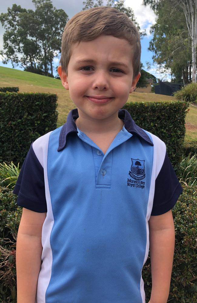 Huntley, 5, of Moreton Bay Boys College.