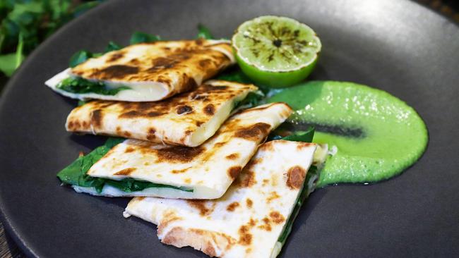 Esteban’s quesadilla. Picture: Jenifer Jagielski