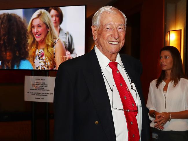 8/12/16: Ten Network AGM at the Four Seasons hotel in Sydney. WIN owner Bruce Gordon arrives for today's AGM. John Feder/The Australian.