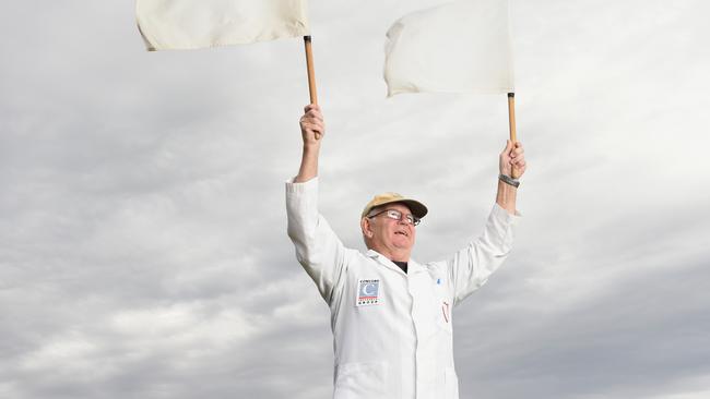 Fred Jordan has clocked up around 50 years of volunteering at Mooroolbark. Picture: Lawrence Pinder