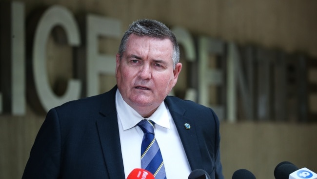 Homicide Squad Commander Detective Superintendent Danny Doherty said the shooting was planned by more than one assailant who remains on the run. Picture: NCA NewsWire /Gaye Gerard