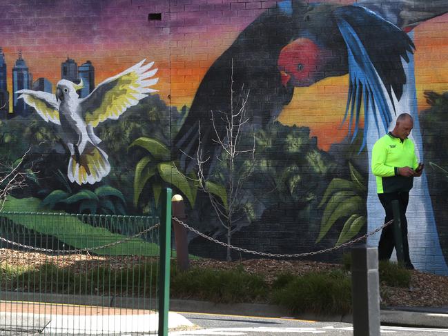 A mural at Mountain Gate Shopping Centre. Picture: Stuart Milligan