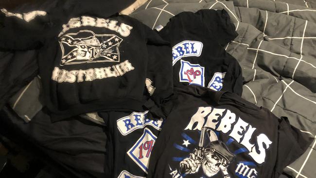 Wearing bikie club merchandise in public is against the law in Queensland.