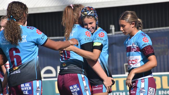 Harvey Norman under-19s, Round 4, CQ Capras versus Mackay Cutters at Browne Park, Rockhampton, on March 2, 2024.