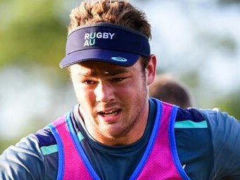 Australia under 20s train at Bond University, Gold Coast, Australia, during the 2019 Oceania Rugby Under 20s Championship. Harry Wilson. Photo: Stuart Walmsley/Rugby AU Media