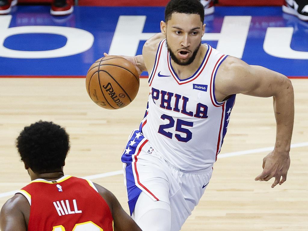 Boomers great Shane Heal said the day Ben Simmons received his five-year deal worth a whopping $256 million was a major turning point. Picture: Tim Nwachukwu/Getty Images/AFP