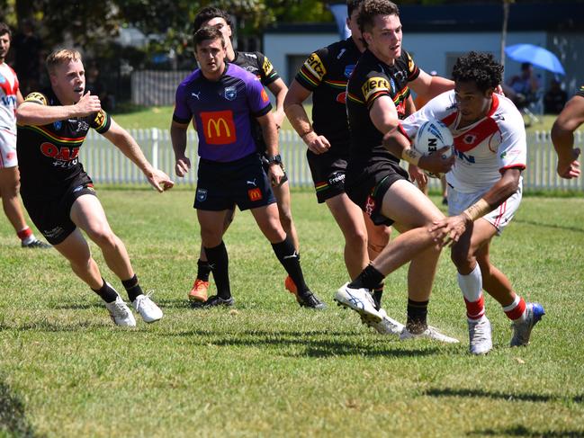 Joven Gyemore in the SG Ball Cup. Picture: Sean Teuma/NewsLocal