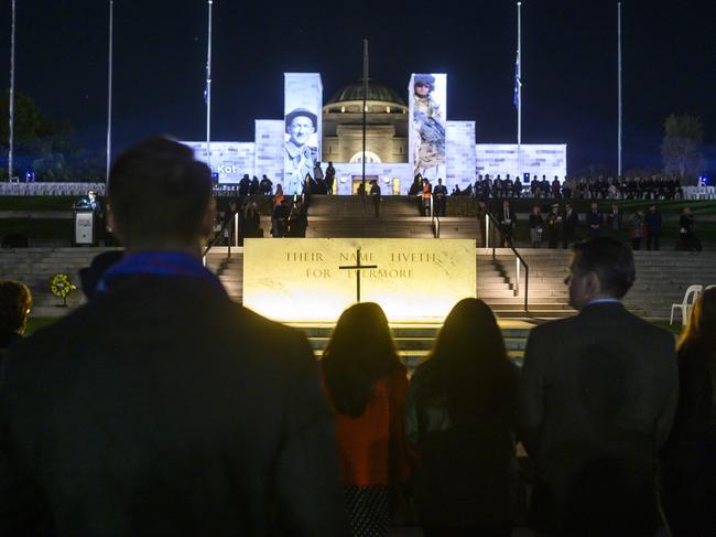 Australians commemorated 104 years since the Anzacs landed on the shores of Gallipoli on April 25, 1915, during World War I. Picture: Getty Images