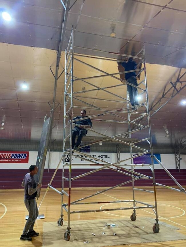 The Murray Bridge Basketball Association's current stadium is in dire need of an upgrade. Picture: Murray Bridge Basketball Association