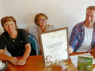 RECOGNITION: Heart and Soul co-owner Shelley Kirk, businesswoman Liza Bloomer, book club founder Nigel Dawe and Clarence River Historical Society member Pat James. Picture: Tim Howard