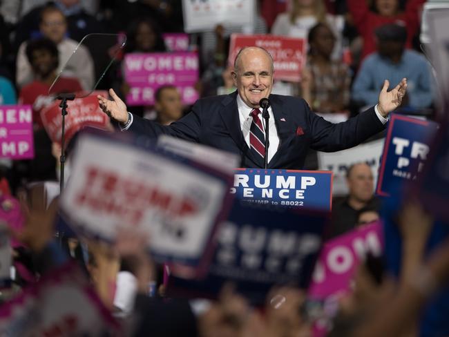 Rudy Giuliani has long been a supporter of Donald Trump. Picture: Justin Merriman/Getty Images/AFP