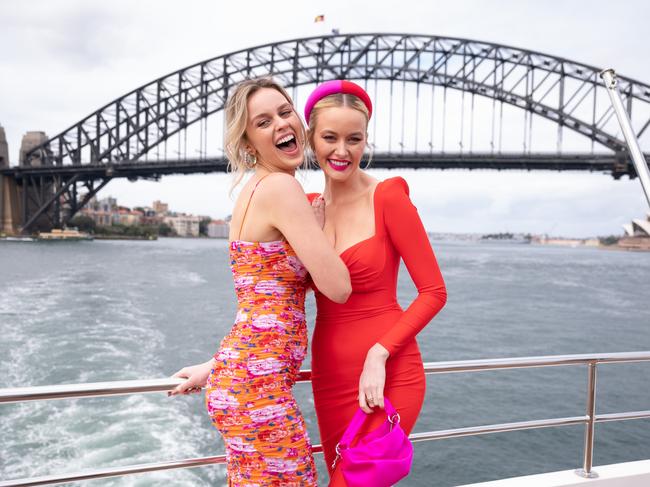 SYDNEY, AUSTRALIA - SEPTEMBER 13: Madeline Holtznagel and Simone Holtznagel attend the Sydney Everest Carnival media launch at The Jackson on September 13, 2022 in Sydney, Australia. (Photo by Wendell Teodoro/Getty Images for ATC)