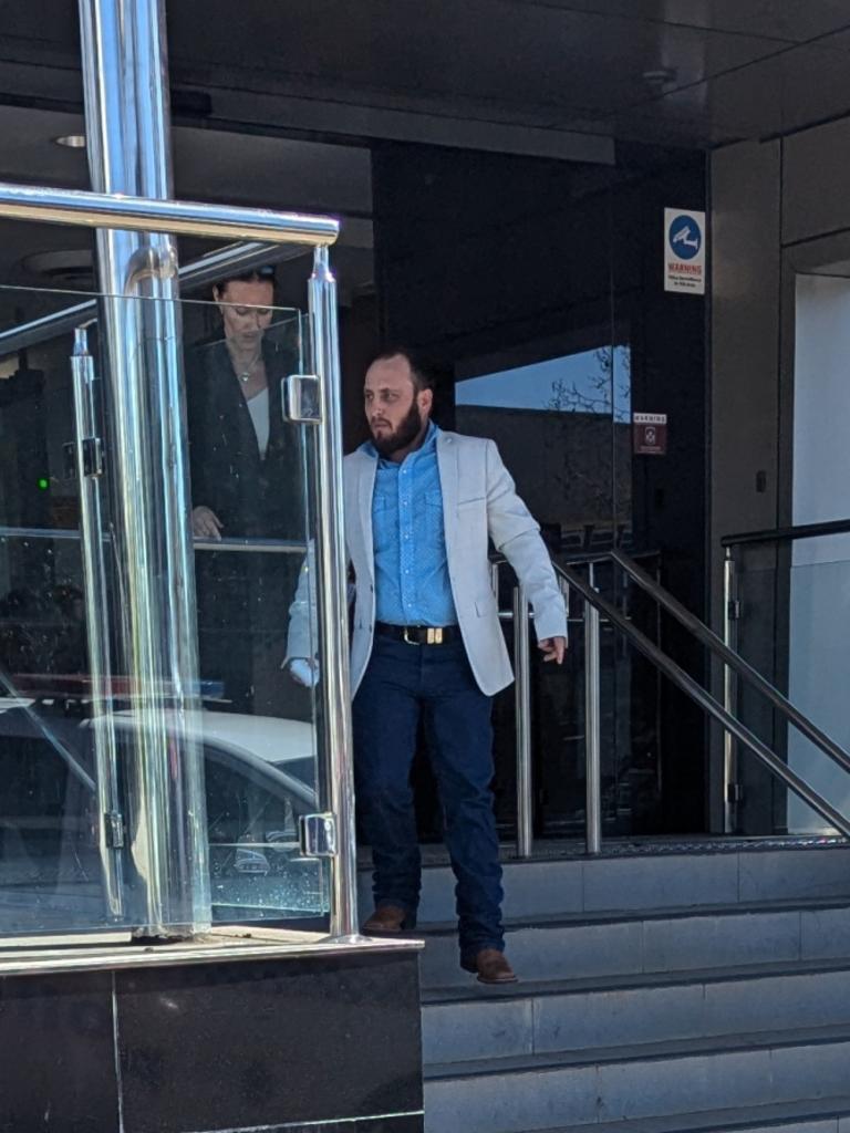 Adam Joseph John Khan, 30, pleaded guilty to assaulting his co-worker in a Toowoomba Magistrates Court on Friday August 23, 2024. Picture: NewsCorp Australia