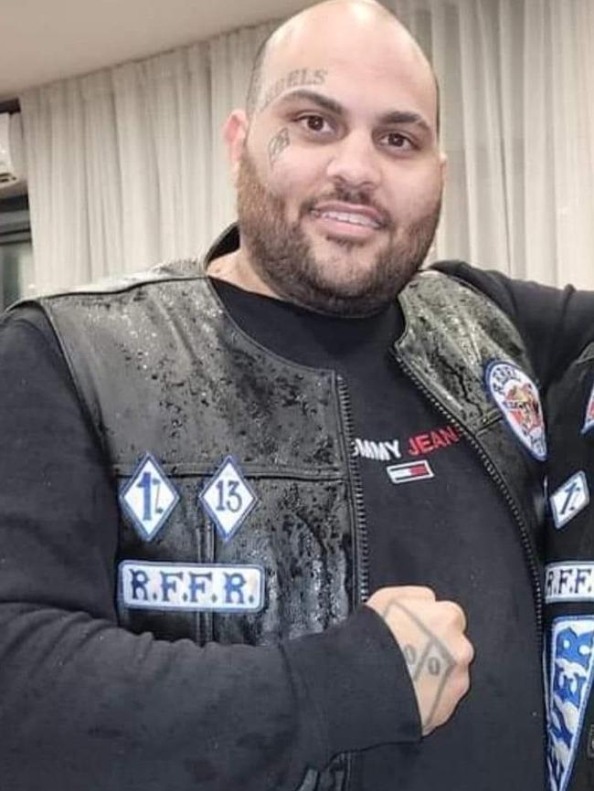 Bradley Daniele was a Rebels bikie member. Picture: Facebook