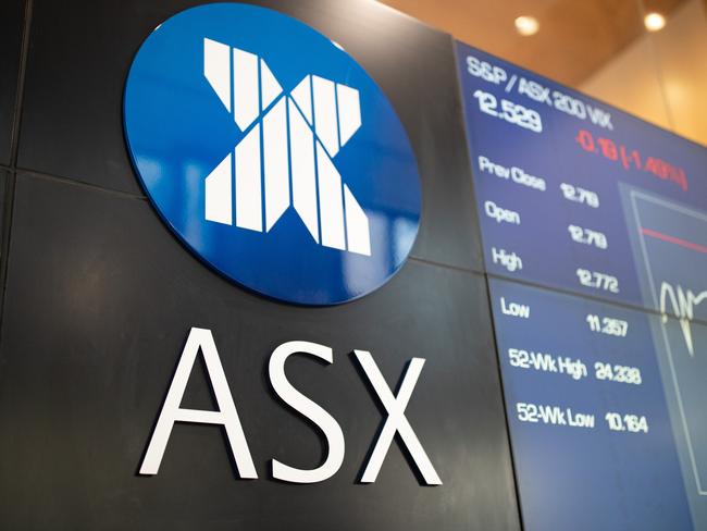 SYDNEY, AUSTRALIA - NewsWire Photos APRIL 14, 2022: Pictured is the Australian Stock Exchange in Sydney.Picture: NCA NewsWire / Christian Gilles