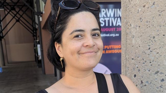 Jocelyn Tribe, 35. NT general election 2024 vox pops. Picture: Alex Treacy