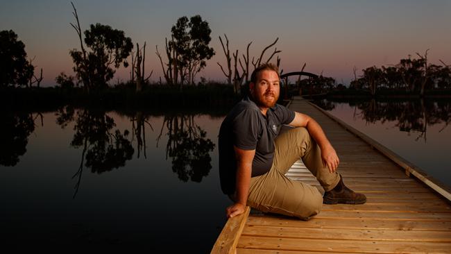 On a mission: Tim Field from Banrock Station. Picture: Matt Turner