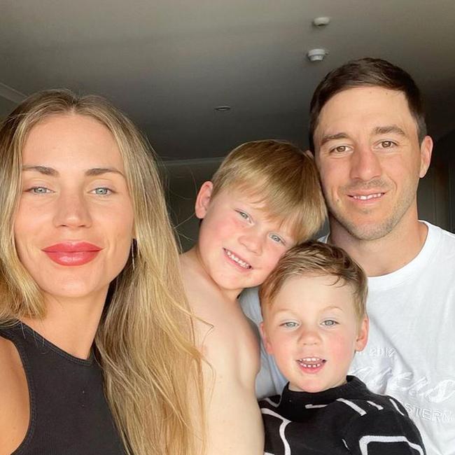 Ben Hunt’s wife Bridget and children Brady and Bowie were there to celebrate his 300th.