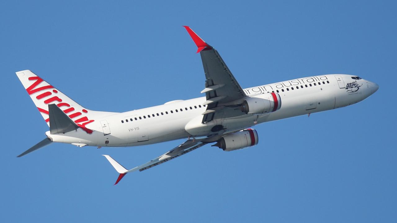 The two teenagers travelled on two Virgin Australia flights. Picture: Brendan Radke