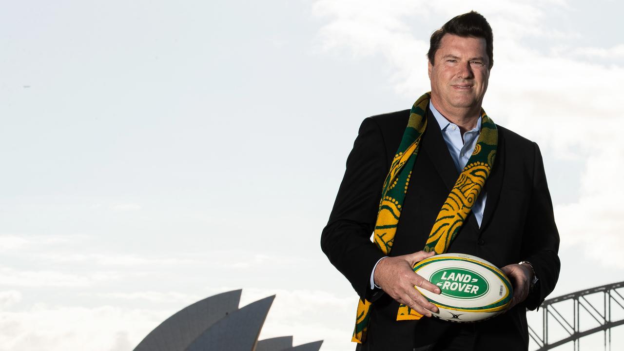 Rugby Australia chairman Hamish McLennan poses at Mrs Macquarie's point on September 11, 2020 in Sydney, Australia. Rugby Australia announced SANZAAR's decision today for Australia to host the Rugby Championship in November 2020, with the matches to be played in New South Wales and Queensland. (Photo by Mark Metcalfe/Getty Images)