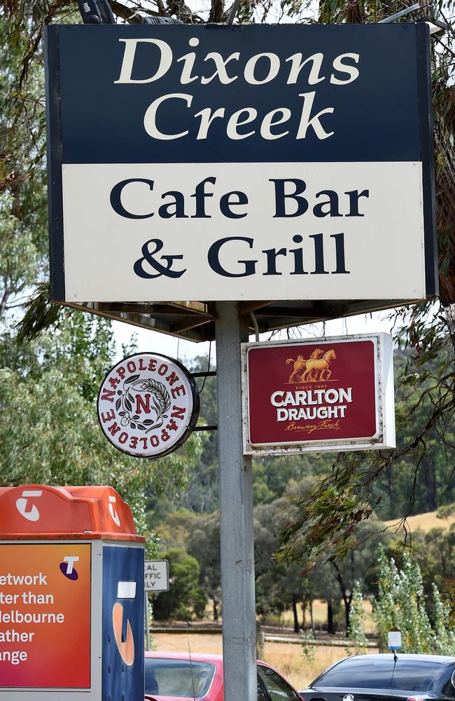 Dixons Creek Cafe Bar and Grill has a prime spot along the Melba Hwy. Picture: Steve Tanner