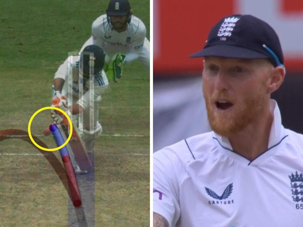 England made a shocking decision to review an LBW call. Picture: Supplied
