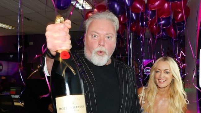 KIIS FM radio hosts Kyle Sandilands and Jackie 'O' Henderson.