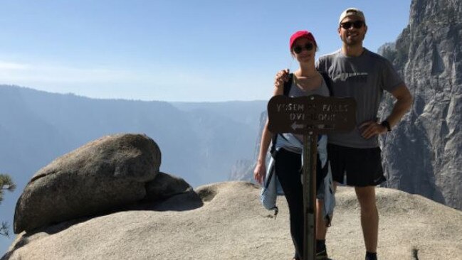 Norm Goss medallist Sam Lloyd hits the hiking trails in Yosemite National Park.