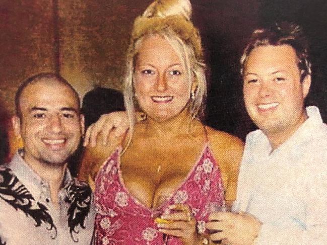 Nicola Gobbo with underworld hitman Andrew ‘Benji” Veniamin and gangland boss Carl Williams.