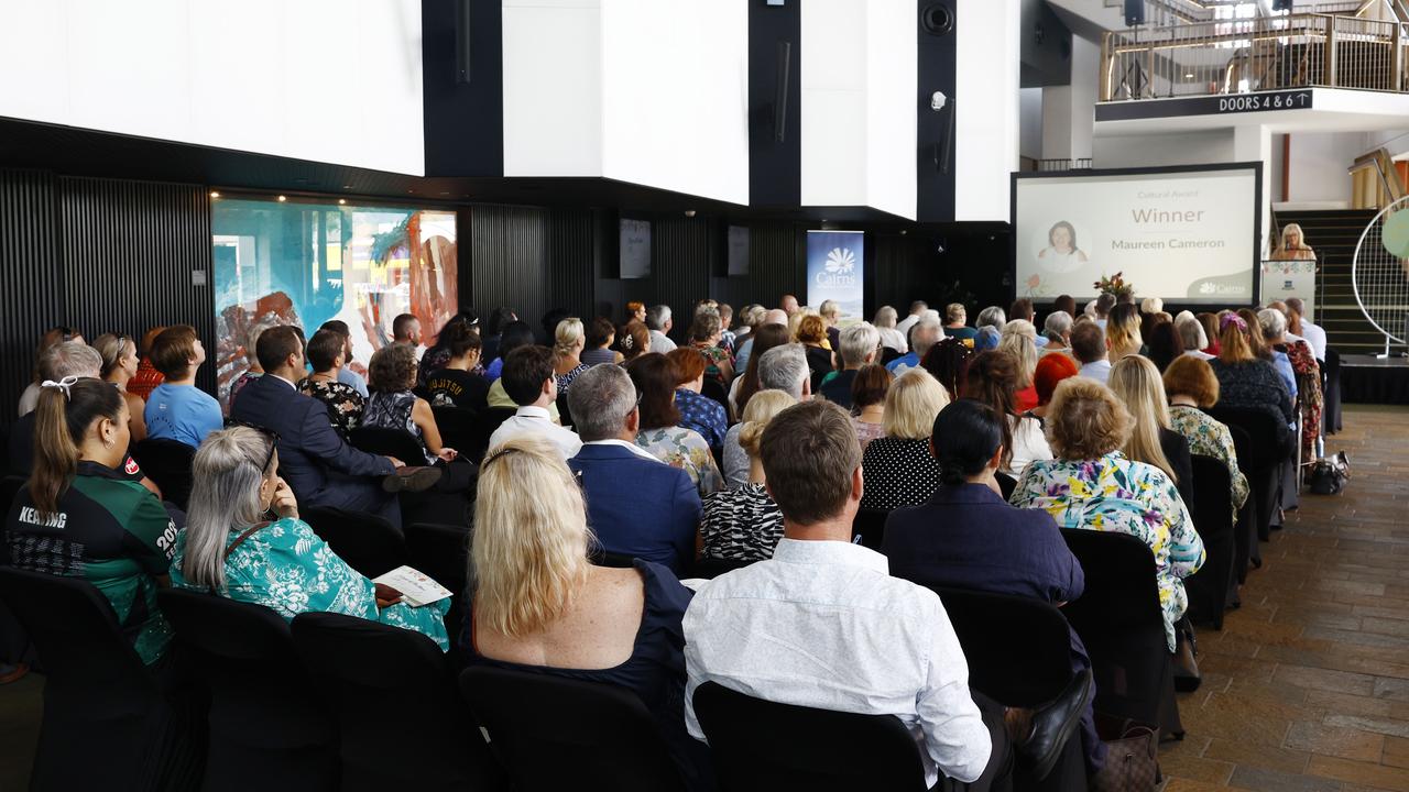 Cairns Regional Council's Citizen of the Year ceremony at the Cairns Performing Arts Centre. Picture: Brendan Radke