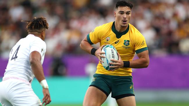 Jordan Petaia was Australia’s shining light at last year’s World Cup. Picture: Dan Mullan/Getty