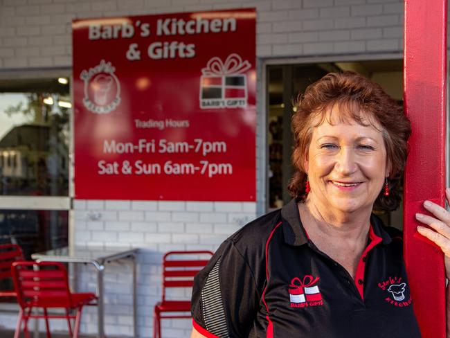 Barbara Frohloff outside the Barb’s Kitchen Fernvale store.