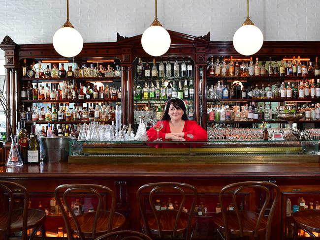 Paola Coro owner in the newly named and redesigned Apoteca on Hindley St. Photo: AAP/Mark Brake