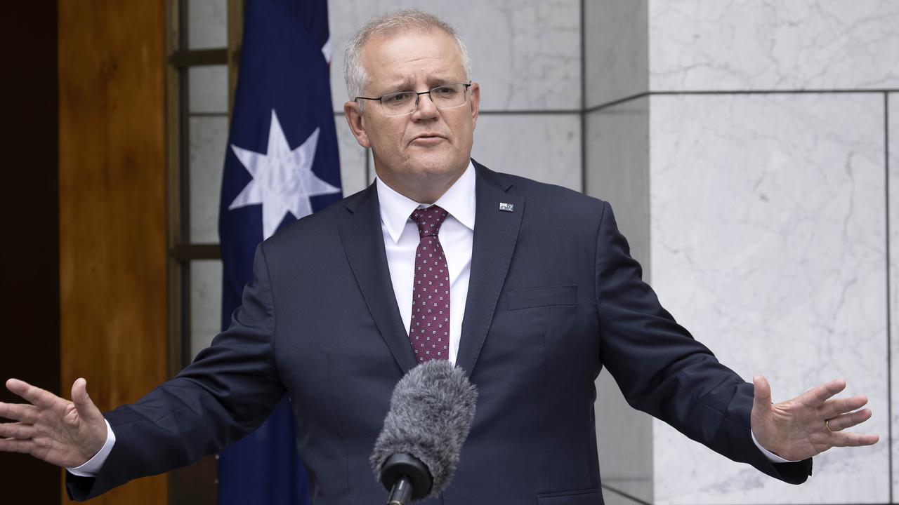 Scott Morrison says the jab will make a difference to how we live our lives. Picture: NCA NewsWire/Gary Ramage