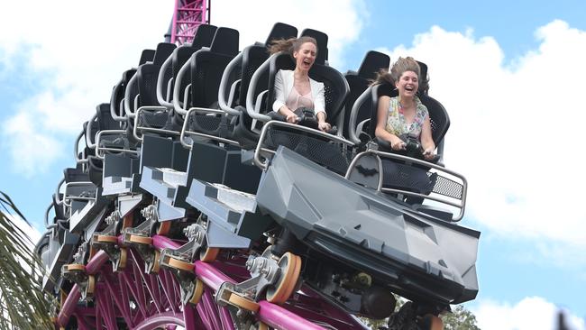 Movie World’s latest attraction stopped on lift hill after power surge ...