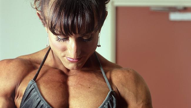 Christine Envall is one of the best bodybuilders in Australia. Picture: Brad Wilson