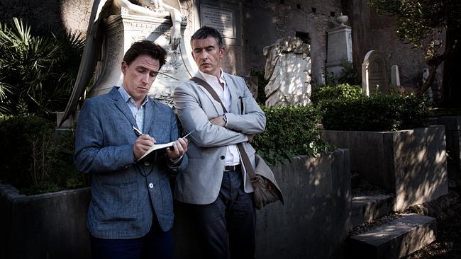  Rob Brydon and Steve Coogan in a scene from the film, The Trip to Italy Supplied by Madman Picture: Supplied 