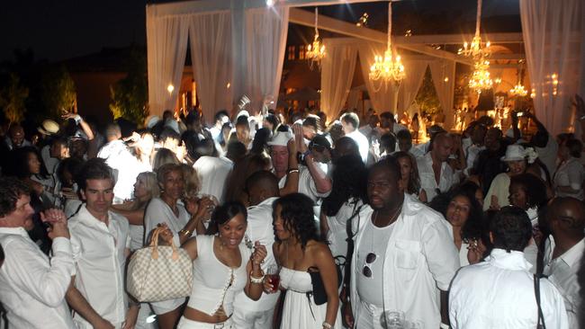 A Diddy White Party in 2009 in Beverly Hills, California.