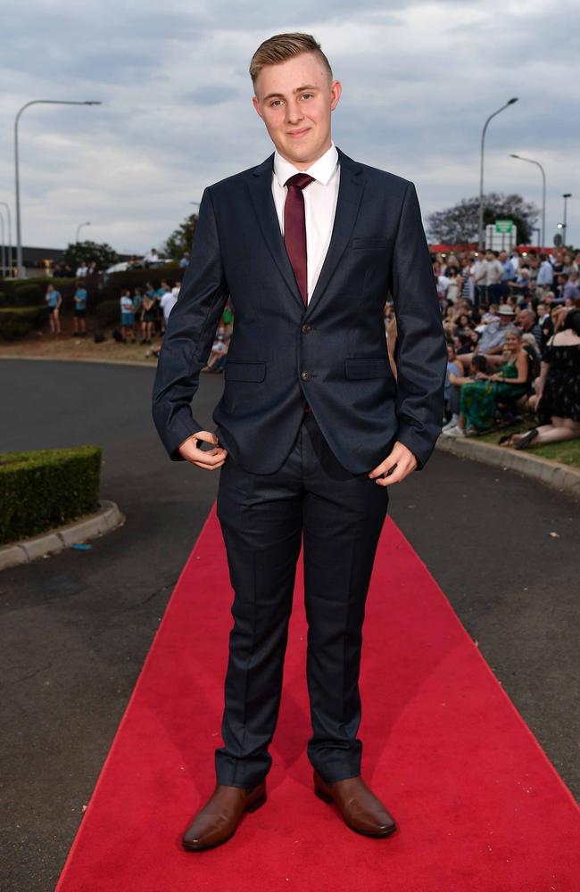 Tyson Rubesaame at Highfields State Secondary College. Picture: Patrick Woods.