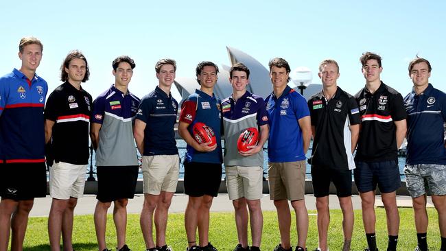 The top 10 from the 2017 national draft ... Aaron Naughton, Hunter Clark, Adam Cerra, Paddy Dow, Cameron Rayner, Andrew Brayshaw, Luke Davies-Uniacke , Jaidyn Stephenson, Nick Coffield and Lochie O'Brien have all played senior footy this year.