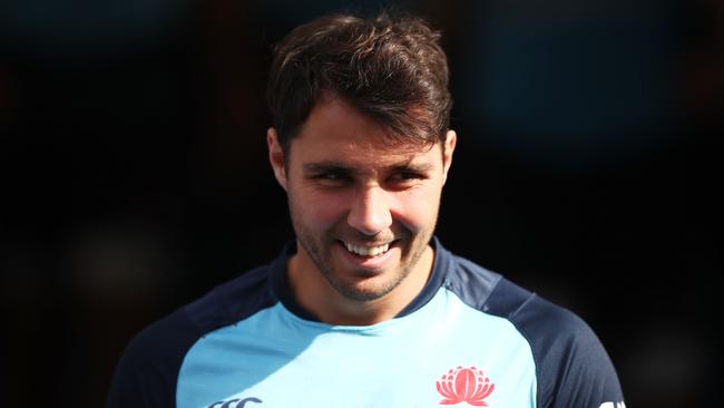 Nick Phipps during a Waratahs training session.