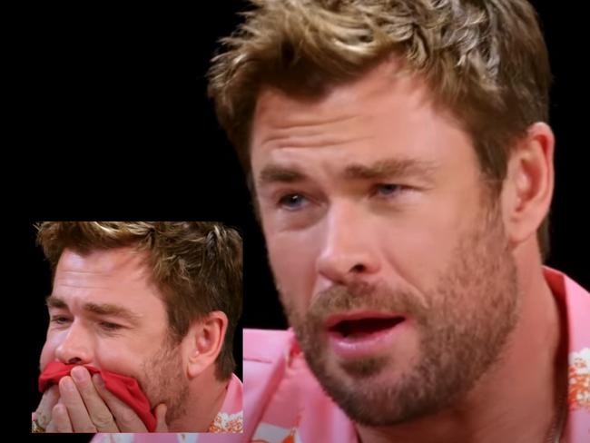 Chris Hemsworth on Hot Ones.