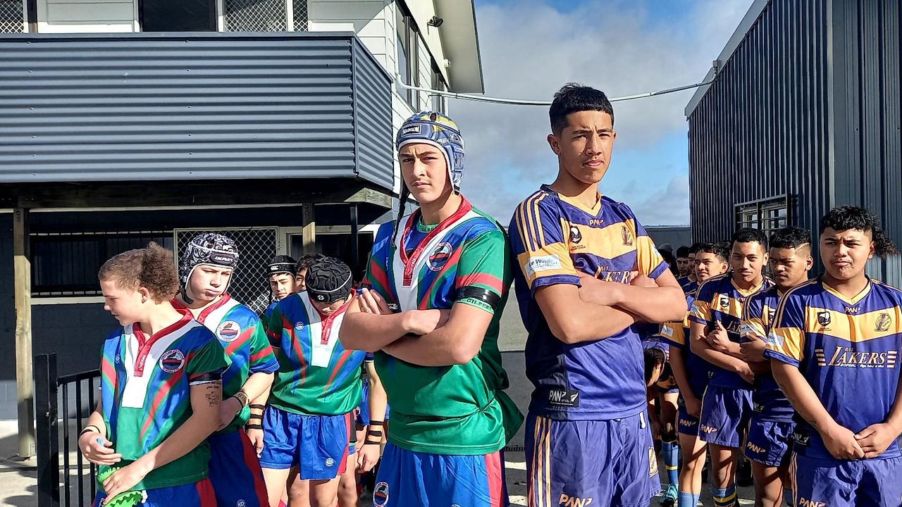 Marley Igasan (left) has joined the Burleigh Bears and linked with the Titans. Picture: Facebook