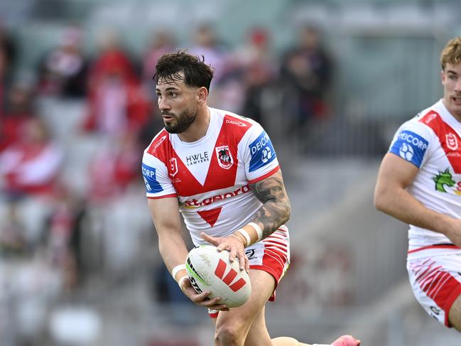 Bird was unable to play in the Dragons final game of the season, after battling with a back injury. Picture: NRL Imagery