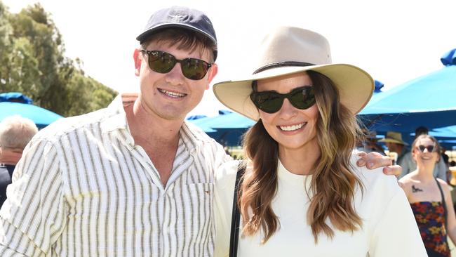 Jordan Sheahan and Grace Hosking at Moama Bowling Club Echuca Cup. Picture: David Smith