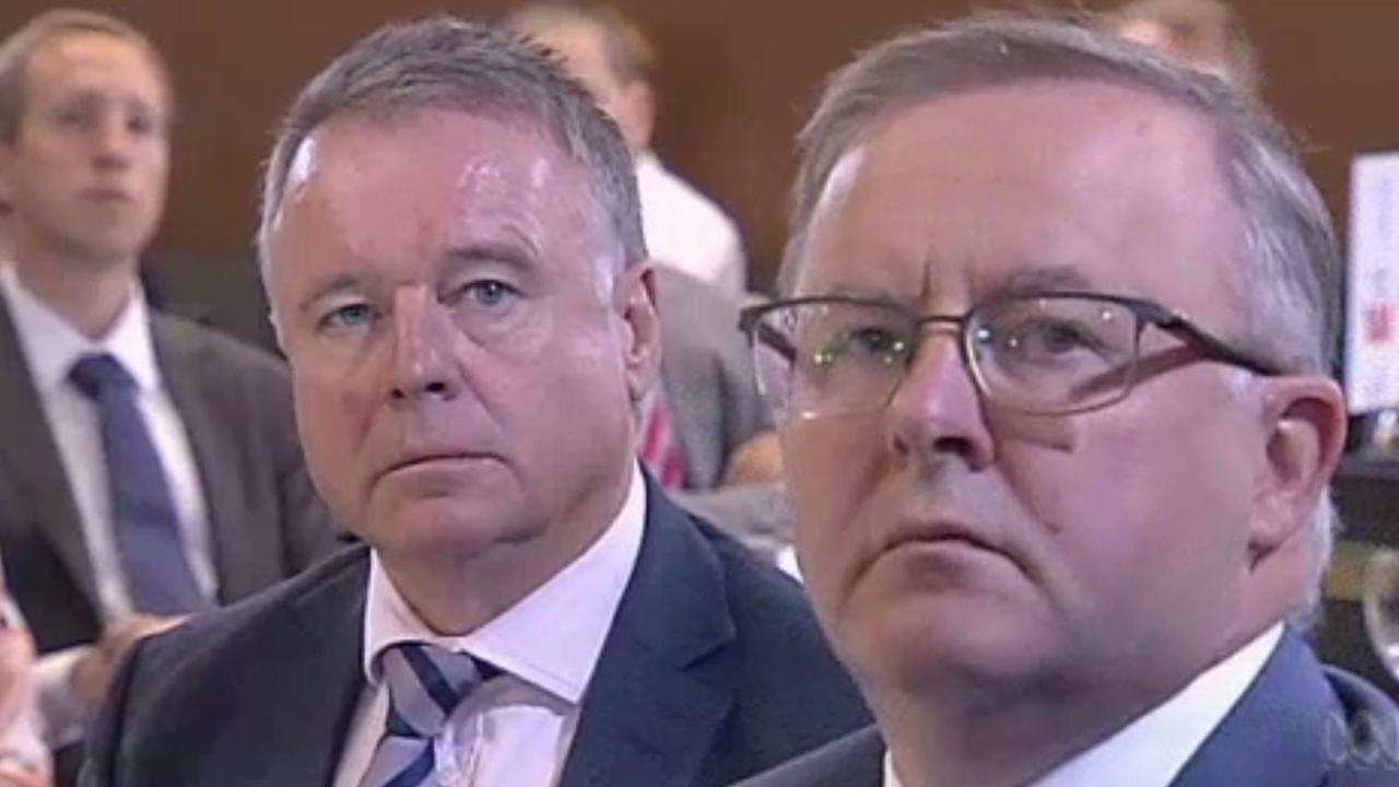 Joel Fitzgibbon and Anthony Albanese, pictured last year, could fight it out for the top job. Picture: ABC