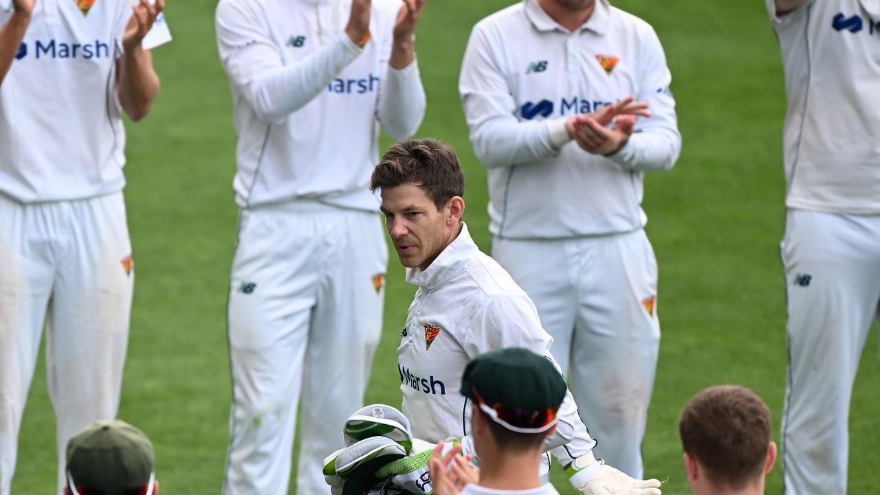 Paine sent off with an honour guard. Photo by Steve Bell/Getty Images
